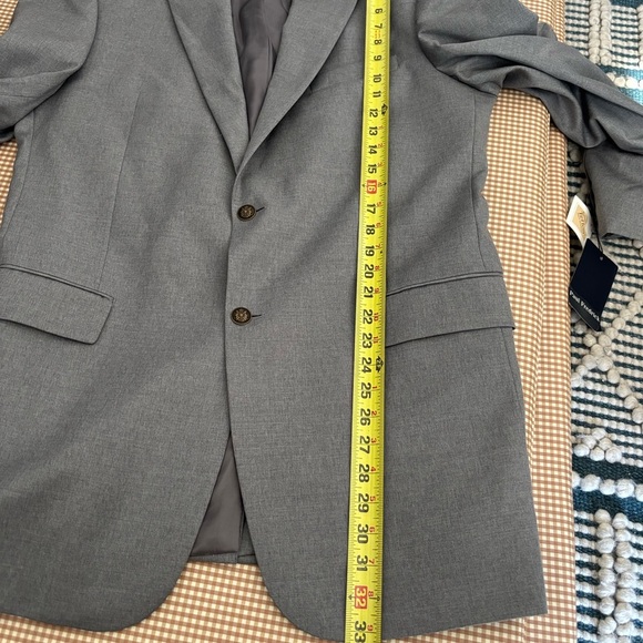 Paul Fredrick 43L Pearl Gray 2-Button Sport Coat
Wool Blazer Jacket. NEW - Picture 9 of 15